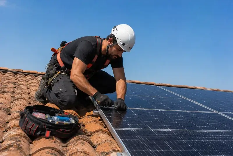 Maintenance et monitoring de panneaux solaires à Vitré